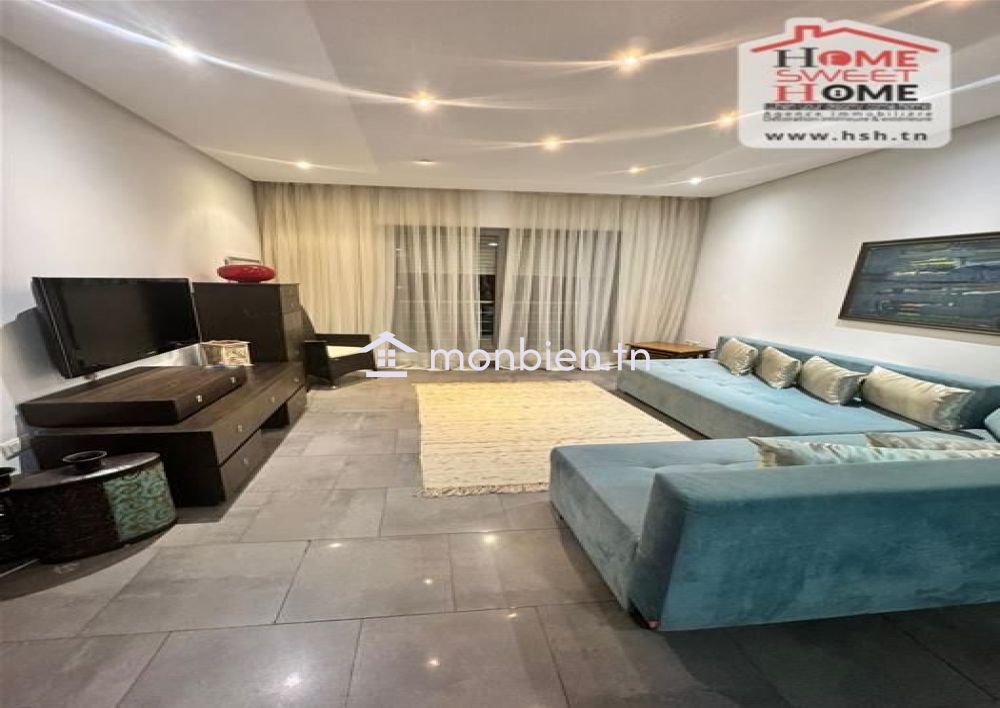 Etage de villa S1 Veloria meublé à louer à Carthage