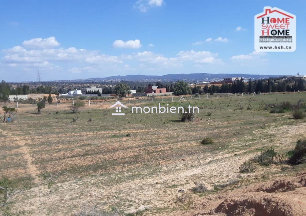 Terrain villa Vilora à vendre à Bir Bouregba Hammamet