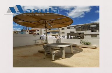 À VENDRE APPARTEMENT S+3 AVEC VASTE TERRASSE À RADES PLAGE
