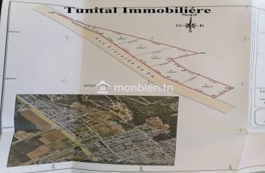 La marsa jbal khaoui  A vendre terrain vue panoramique