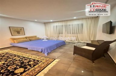 Etage de villa S1 Veloria meublé à louer à Carthage