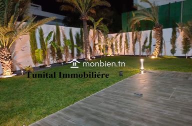 Gammarth village quartier résidentiel A vendre  villa neuve  haut Standing