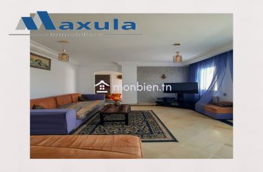 À VENDRE APPARTEMENT S+3 AVEC VASTE TERRASSE À RADES PLAGE