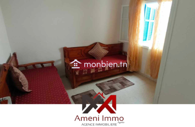 A louer un appartement meublé s+2 à El Mourouj 5.