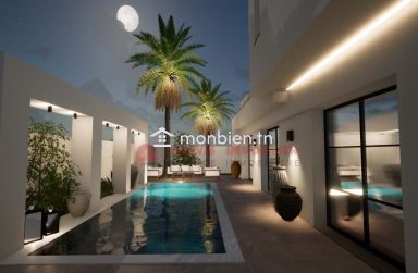 CONSTRUIRE UNE VILLA AVEC PISCINE À DJERBA EN TUNISIE ZU - RÉF P695