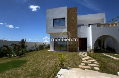 Villa S+4 toute neuve avec grand jardin à vendre à Hammamet Sud 51355351