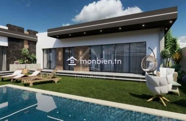 Villa Toute neuve S+3 avec piscine à Hammamet Sud à vendre 51355351