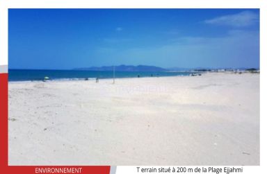 Terrain de coin Com Résid 257 m2 à 680 TND le m2