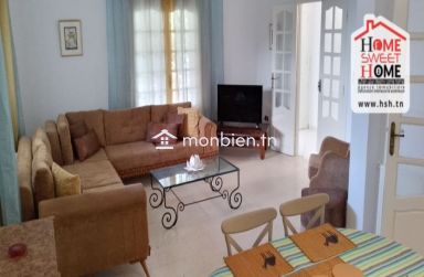 RDC de Villa Iris Meublé à Louer à La Marsa
