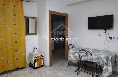 Location estivale: Appartement S+1 avec piscine à louer à AFH Mrezga 51355351