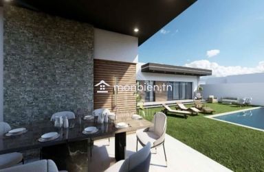 Villa Toute neuve S+3 avec piscine à Hammamet Sud à vendre 51355351