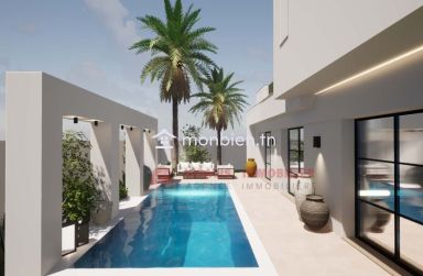 CONSTRUIRE UNE VILLA AVEC PISCINE À DJERBA EN TUNISIE ZU - RÉF P695