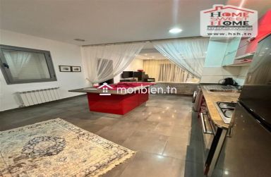 Etage de villa S1 Veloria meublé à louer à Carthage