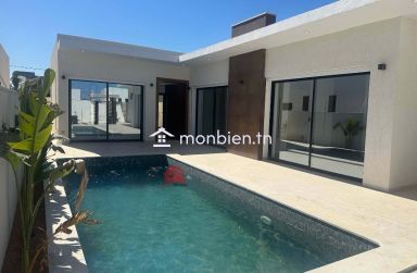 VILLA PLAIN PIED À VENDRE À MIDOUN DJERBA ZU