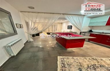 Etage de villa S1 Veloria meublé à louer à Carthage