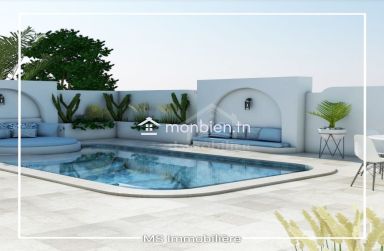 Payement par tranche: villa S+3 sur plan avec piscine à vendre à HammametSud 51355351