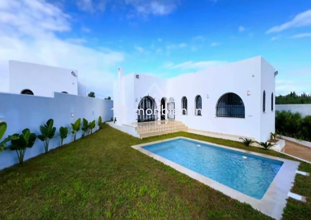Une villa toute neuve avec piscine à vendre à Hammamet Sud 51355351
