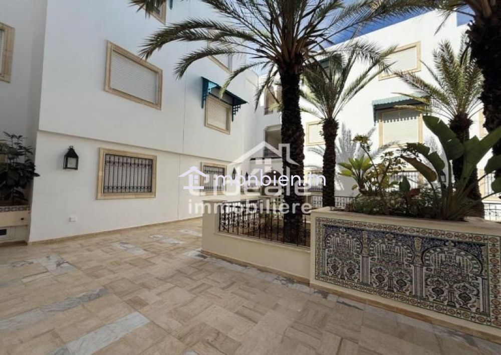 un superbe appartement S+2  situé dans la zone touristique de Hammamet Nord