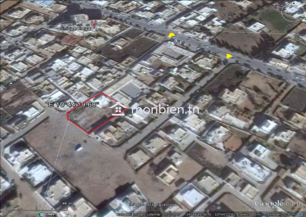 Terrain de 1430 m² Route EL AIN km 2