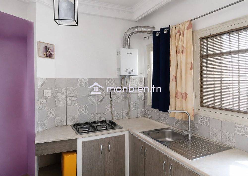 *À Louer – Appartement S+1 Meublé à El Omrane