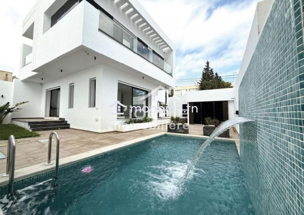 À Vendre Villa Moderne avec Piscine à Hammamet Nord