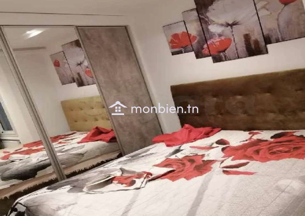 un bel appartement S+2 entièrement meublé,