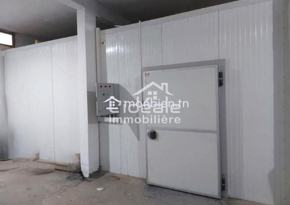 À VENDRE – Dépôt avec chambre frigorifique | El Mhadhba