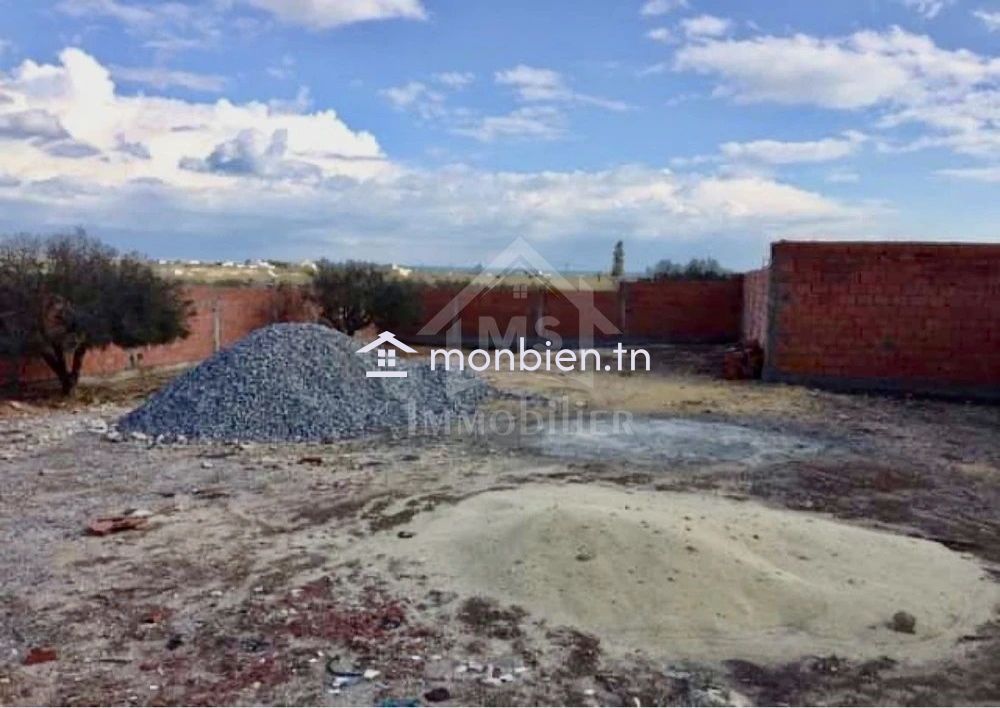 Terrain clôturé avec vue de mer à Hammamet Sud à vendre 51355351