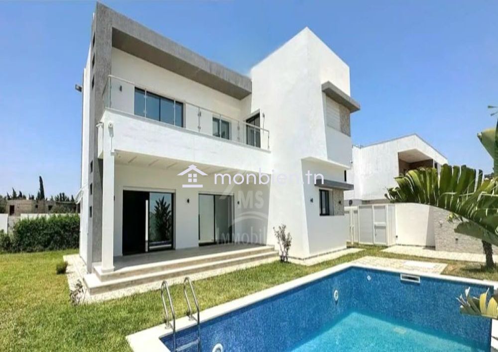 Villa S+4 toute neuve avec jardin et piscine à Hammamet Sud 51355351