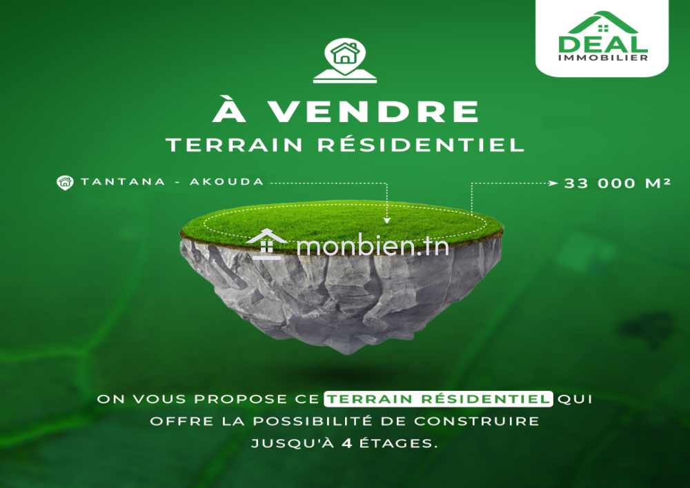 lot de 33000m² à Tantana