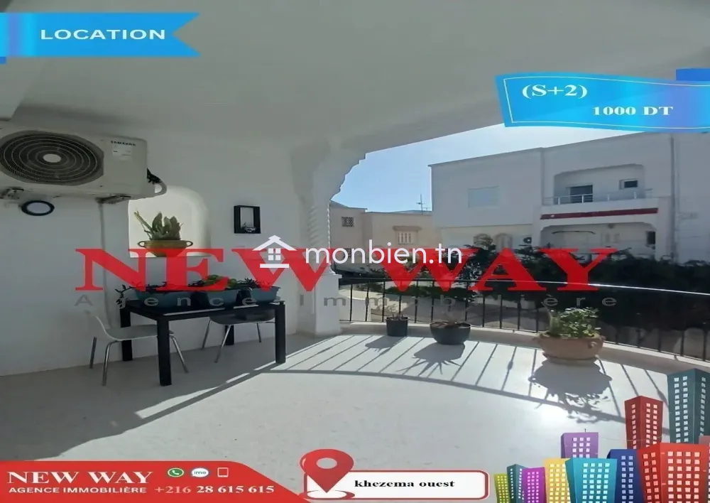 Appartement (S+2) à khezema ouest