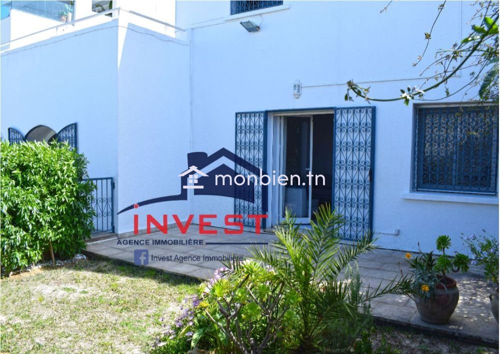Duplex vue mer avec jardin à Gammarth