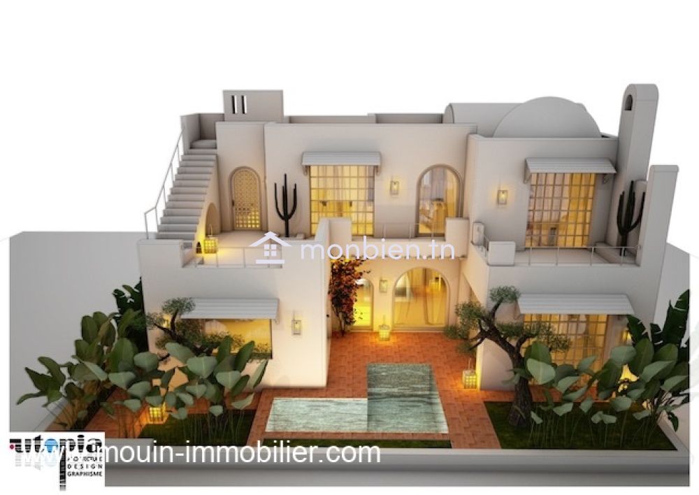 Villa Fiori AV1895 Hammamet zone craxi