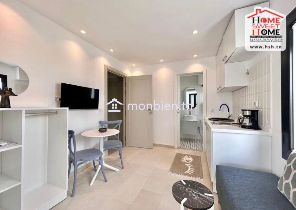 Appart S1 Trésor  Meublé à Louer à La Marsa Plage