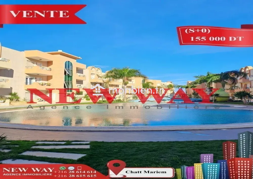 Appartement (s+0) à Chatt Mariem Prés de la mer