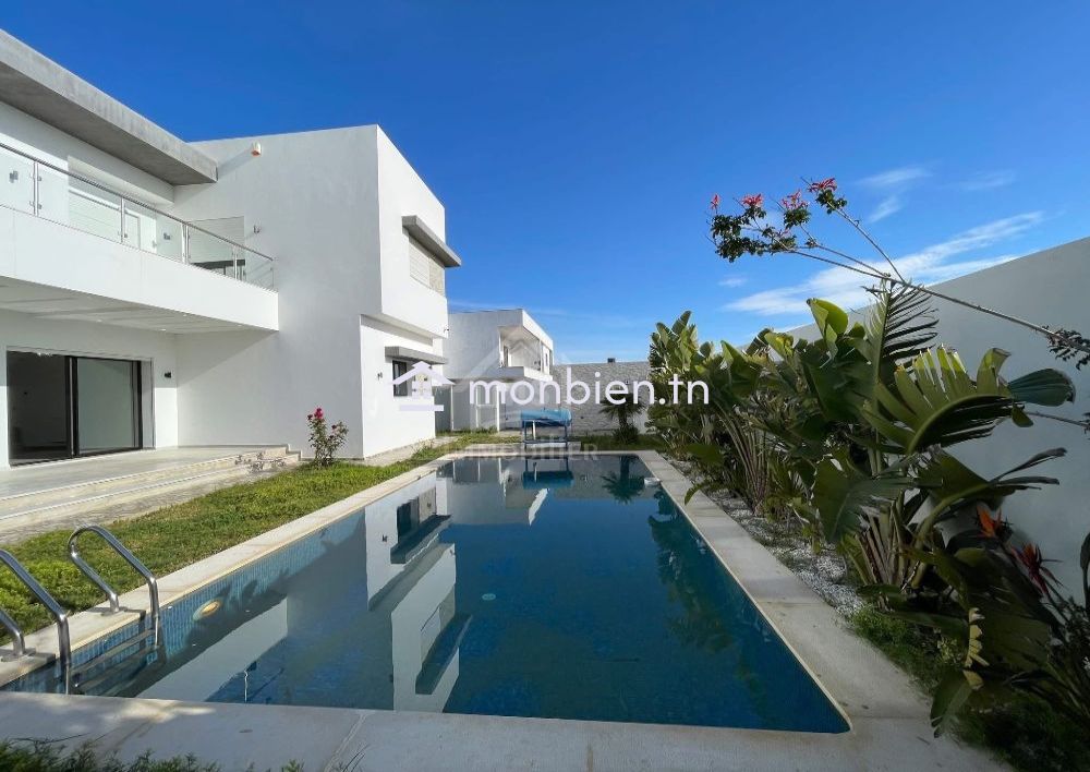 Villa S+4 toute neuve avec jardin et piscine à Hammamet Sud 51355351