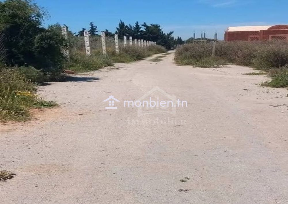 Terrain clôturé de 540 m² à Hammamet Sud à vendre 51355351