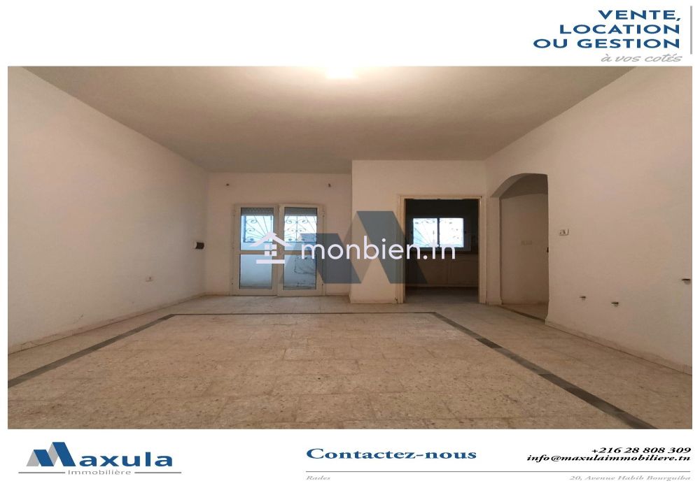 À VENDRE IMMEUBLE DE RAPPORT R+2 À RADES PLAGE