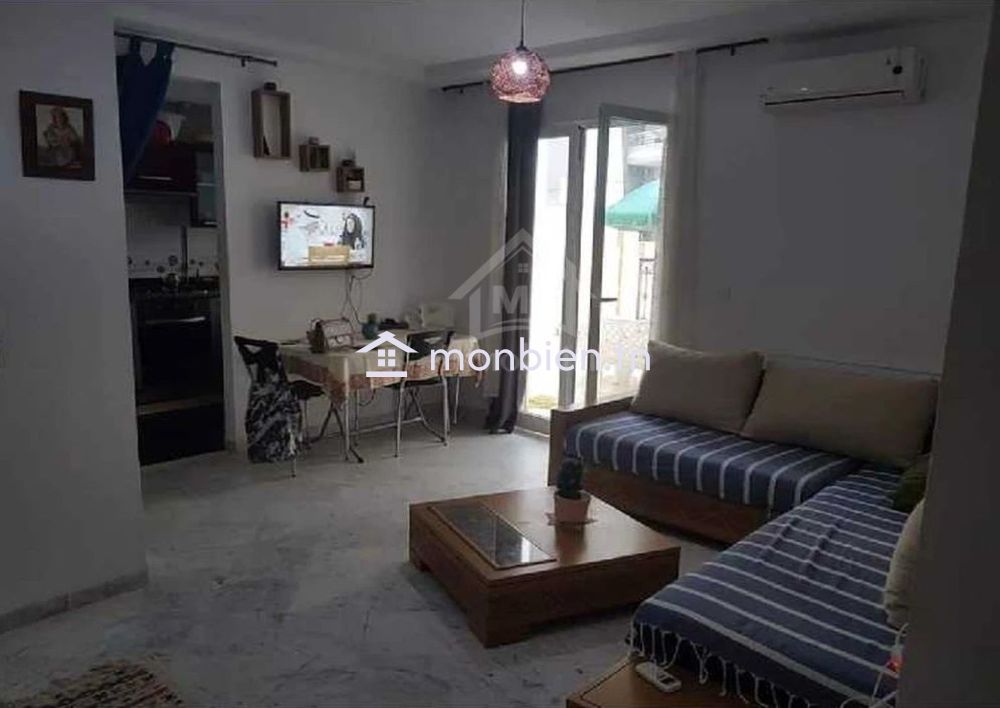 Appartement S+1 avec jardin à vendre à AFH Mrezga 51355351