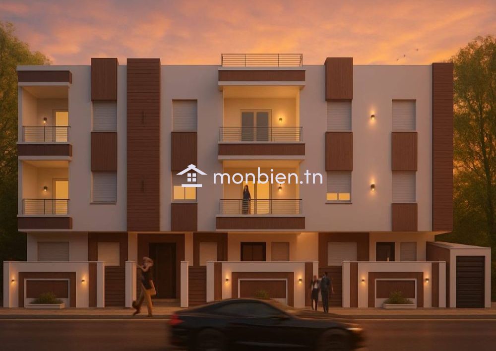 Des appartements en cours de construction a vendre à jinen el mansourah kelibia