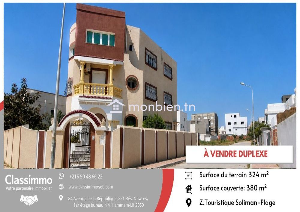 Immeuble Standing de 380 m² couvert