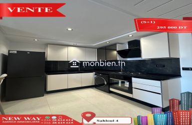 (S+1) avec meubles à Sahloul 4 avec Place de Parking