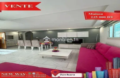 Maison de plain pied à Jawhara avec meubles