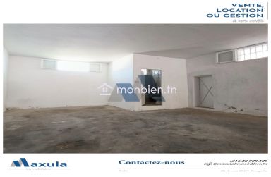 À LOUER LOCAL À USAGE DE DÉPÔT RUE ANNABA À BEN AROUS