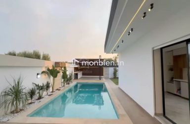 Villa S+4 toute neuve avec piscine à vendre à Hammamet Sud 51355351