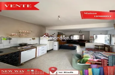 Maison de Plain Pied à Cité Riadh 5