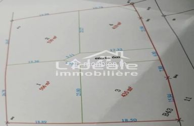 À vendre – 4 lots de terrain à Hammamet (Zone Craxi)