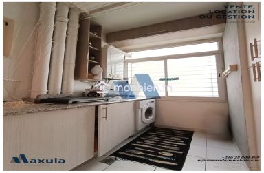À VENDRE APPARTEMENT S+2 RICHEMENT MEUBLÉ À CHOUCHET RADES