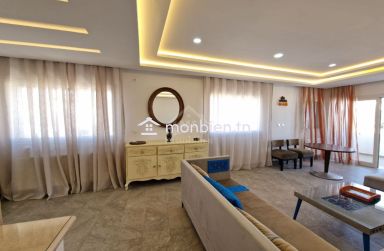 Duplex meublé avec vue de mer à Hammamet Nord à vendre