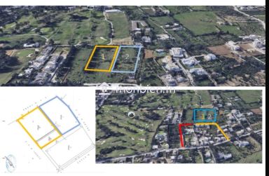 Terrains r2 avec façade sur golf